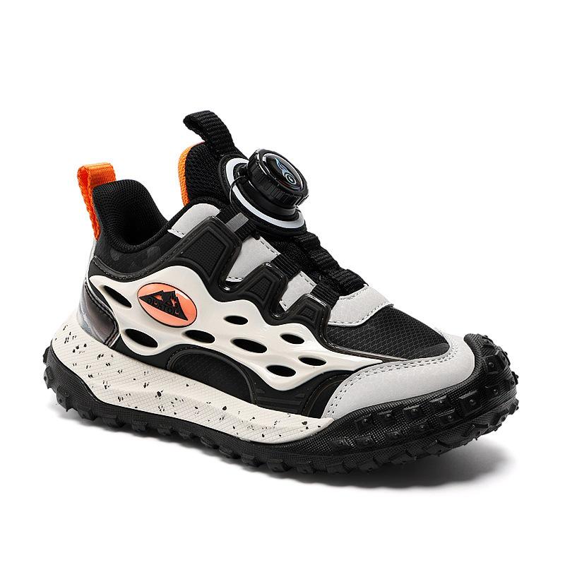 Boys' Lightweight Shock-Absorbing Running Shoes with Rotating Buckle for Autumn/Winter
