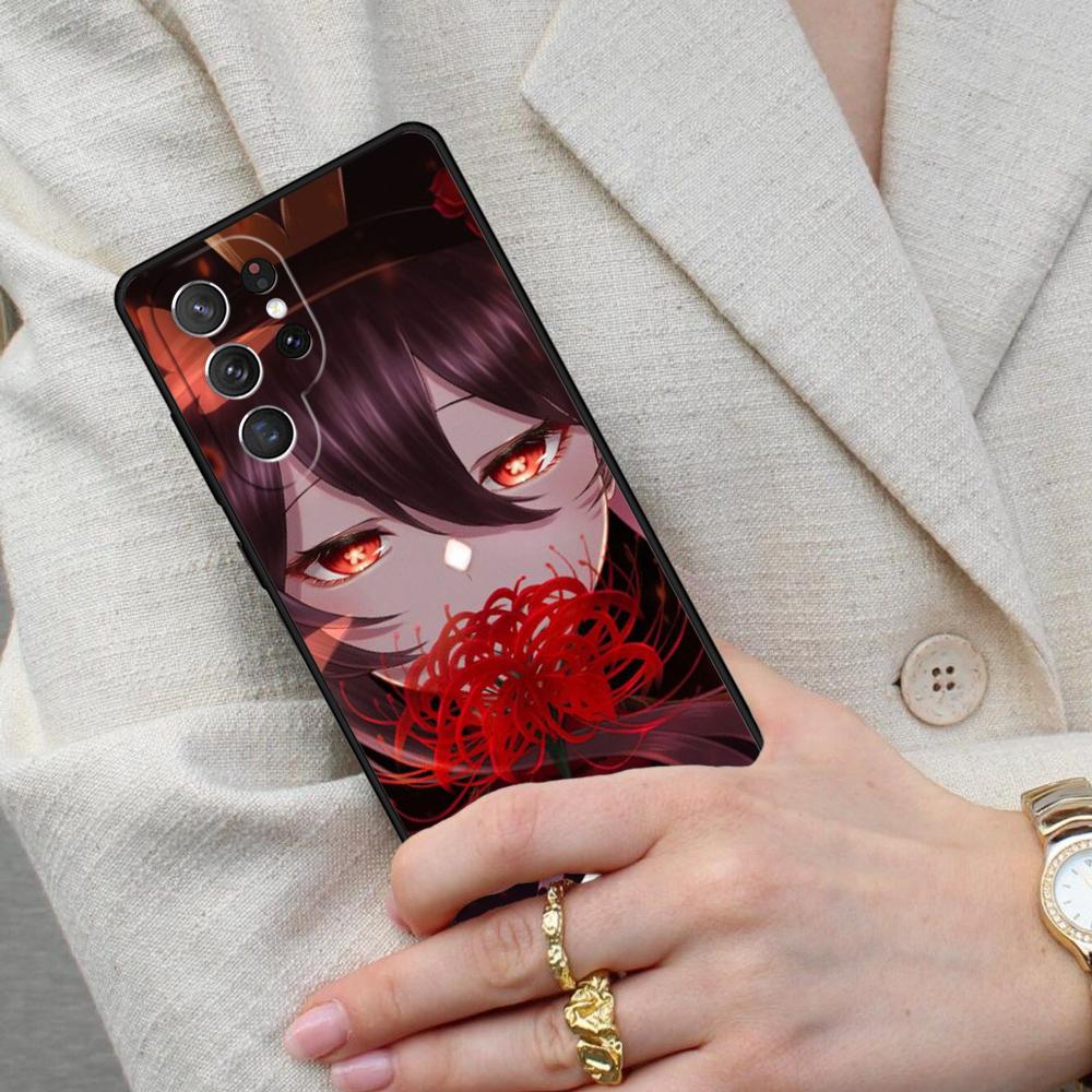 Genshin Impact Hu Tao HuTao Cell Phone Case for Samsung Galaxy S26 Ultra S25 S24 S23 S22 S21 S20 Note10 Cover