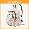 Geometrischer Rucksack für Damen aus PVC-Material mit mehreren Taschen für den täglichen Gebrauch