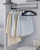Velvet Hangers 50 Pack, Non-Slip Clothes Hangers, 17 X 8.3 Inches, Coat Hangers with Wide Shoulder Notches, Pants Bar