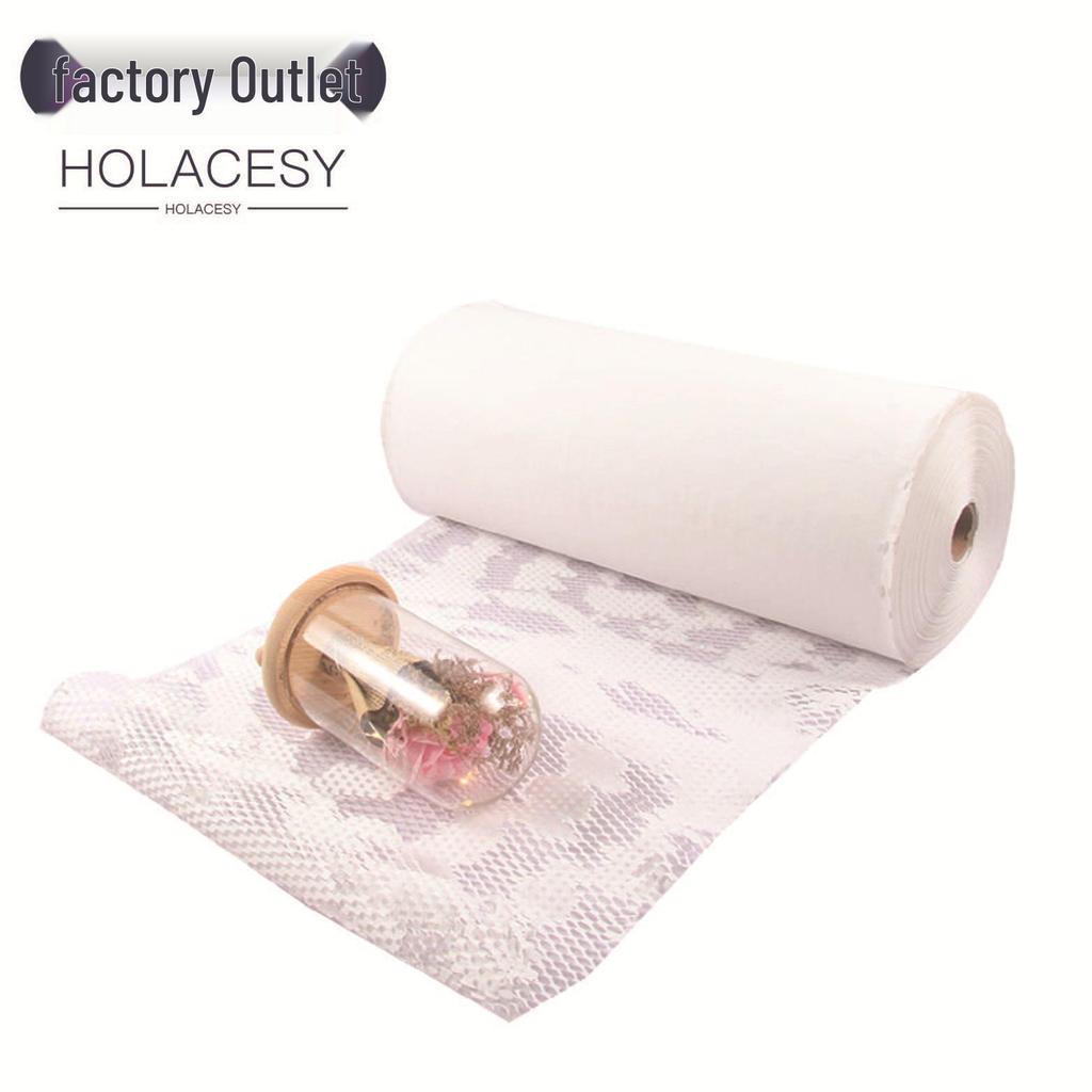 80g Kraft Geschenkpapier - Sechs Farben, Keramik- und Glas-sicher, Wabenmuster