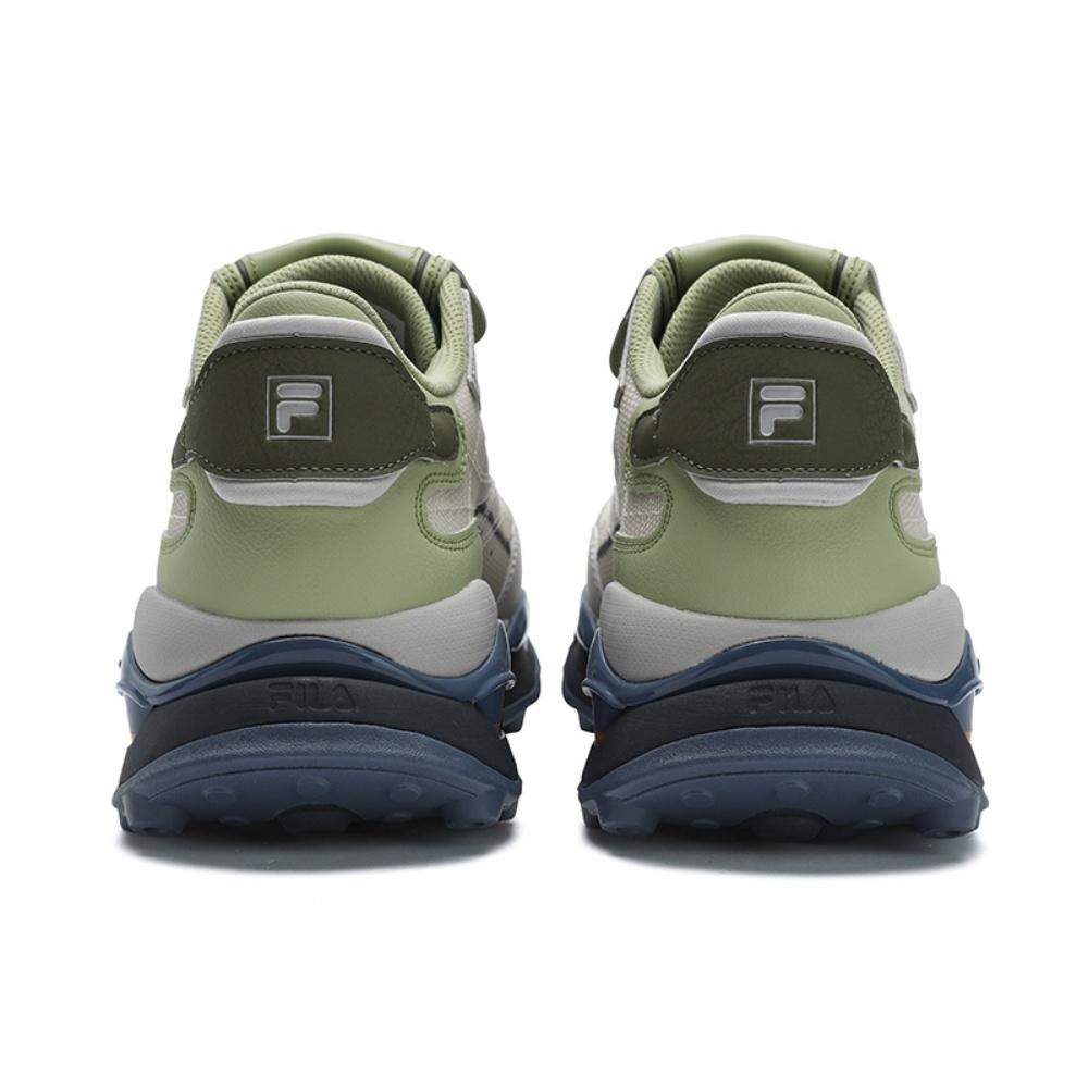 New FILA KM2 Abrasion Resistant Coverage Support Lightweight Grip Low Top Hiking Shoes Men's Plain Gray Pear Tree Green F12M533121FCW