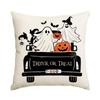Halloween Pillow Covers Black Cat Funny Pumpkin Ghosts Throw Cushion Cover Print Pattern Party Supplies Pillowcase Home Decor