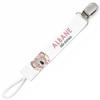 Planetee Pacifier Clip for Name ALBANE Baby of Love Koala | Pacifier Clip Birth Gift