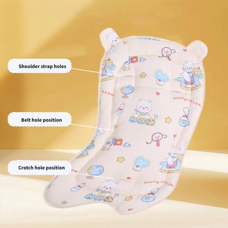 Reversible Infant Strollers Cushion Soft Breathable Pram Liner Thick Sponge Padded Universal For Baby Carriages