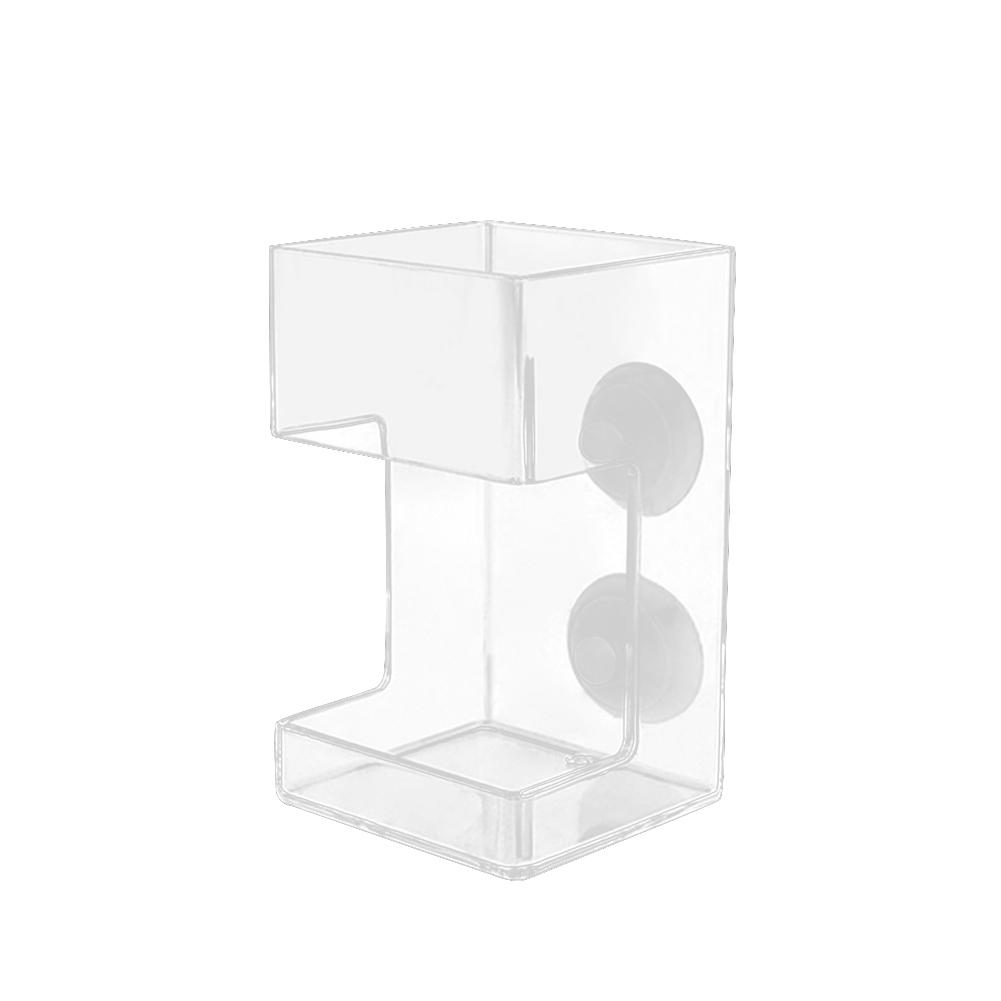 Fish Feeder Polystyrene Aquarium Feeding Ring Floating Food Tray Transparent Feeder Square Circle With Suction Cups