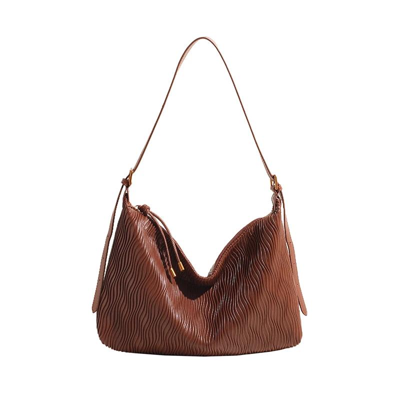 

Ретро сумка на одно плечо для женщин универсальная сумка через плечо коричневого цвета, новая для осени и зимы