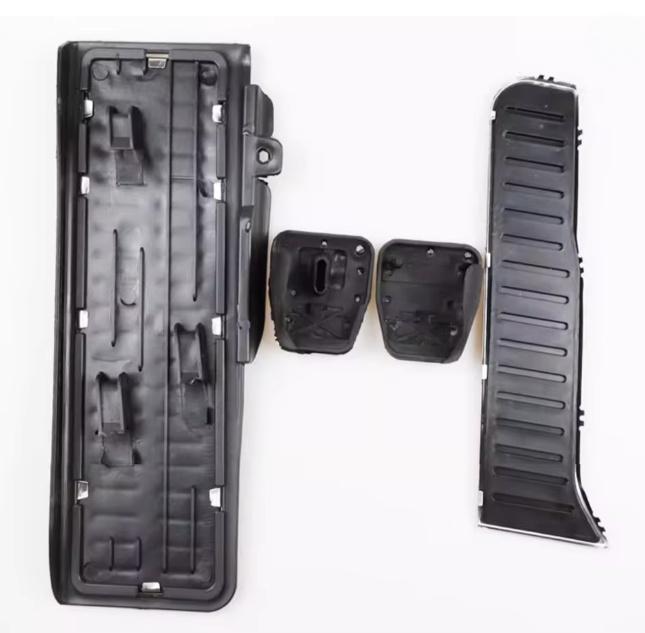 Auto LHD Pedale Fußstütze Pedalabdeckung Kit für Volkswagen VW Golf 5 6 MK5 MK6 Scirocco Tiguan für Skoda Octavia A5 Zubehör