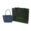 Longchamp Le Pliage Mode Lässig Faltbare Tasche Klappenverschluss Leder Umhängetasche Damen Taschen Dunkelblau 2605919P57