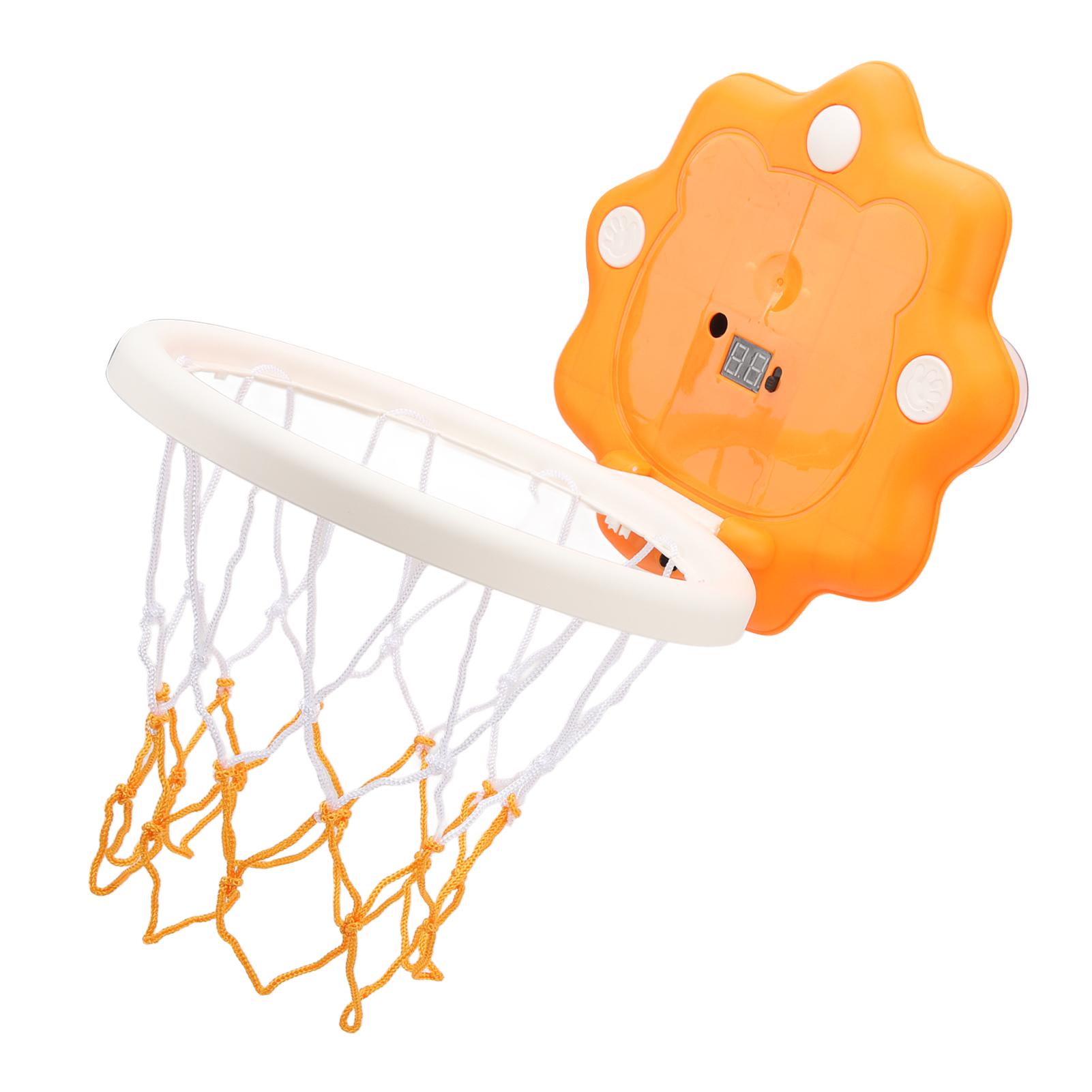 Toddler Basketball Hoop Foldable Punch Free Basketball Playing Set with Light Sensor Scorer