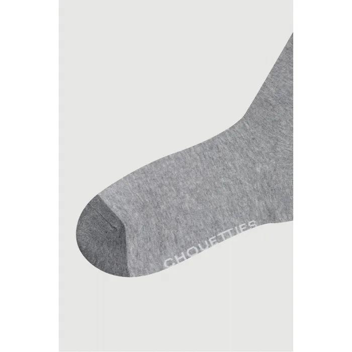 Chouetties by LUCKY CHOUETTE Pretzel Socks(melange grey) 7ALAX26330GYM