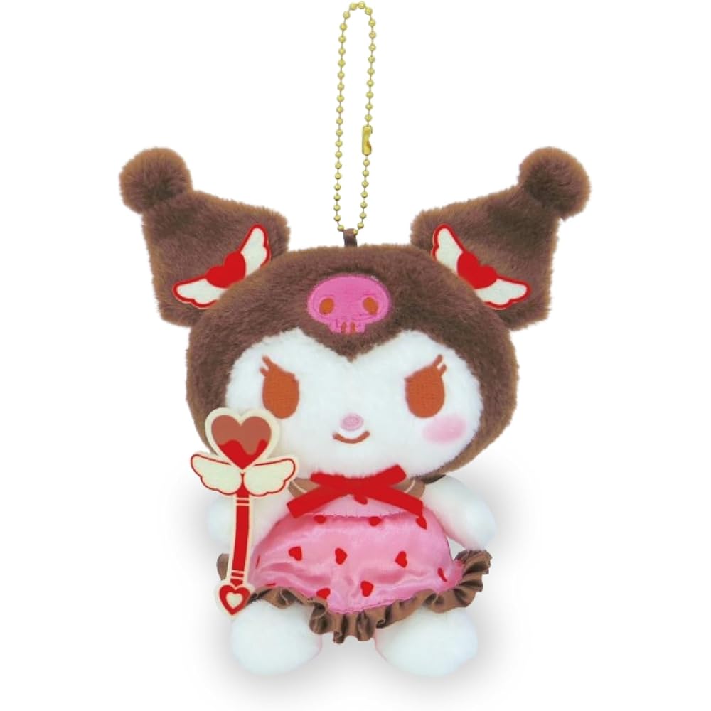 Sanrio Characters Magical Heart Kuromi Plush Mascot 17cm Soft Toy
