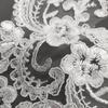 Net bottom strand embroidered collar, polyester silk embroidered fake collar, wedding accessories chest collar, car stock fake collar