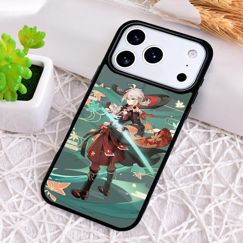 

Genshin Impact Kaedehara Kazuha print Phone Case for iPhone 17 Air 16 15 11 12 14 13 Pro Max Shockproof Cover iPhone 16 Pro