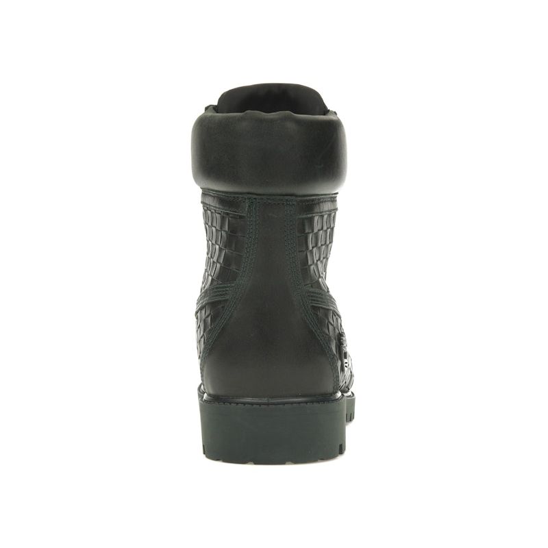 Timberland 6 Zoll Premium Stiefel Gewebtes Leder - Dunkelgrün Unisex Sneaker TB0A6FD6-EEQ