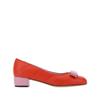 Ferragamo Ornament Pump Red