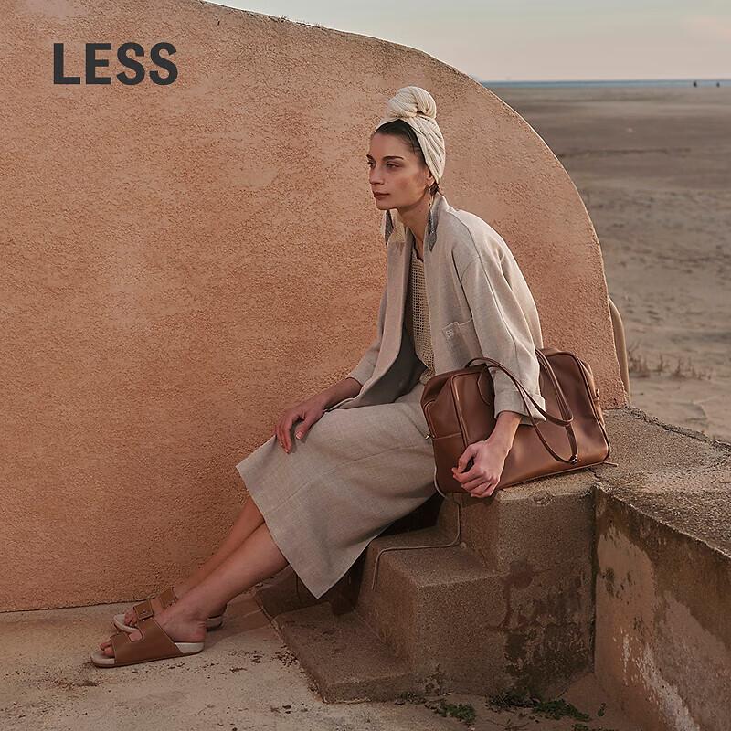 LESS Women s Tie-Waist Long Sleeve Shirt L