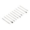 10PCS Burr Core Bits For Glass Tile Ceramics Grinding Engraving Drill Bit Set Grinding Head For Rotary Tool 2.35 Shank