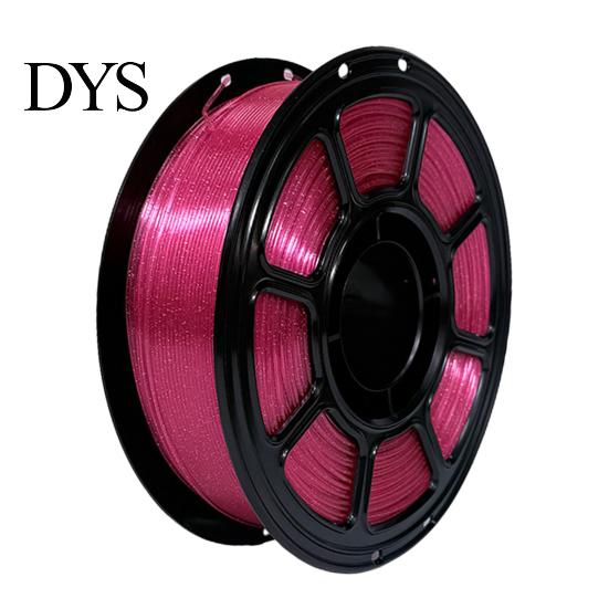 Strong Toughness PETG Filament Glitter 3D Printer 1.75mm, Dimensional Accuracy +/-0.02mm, 1KG Spool, Moisture-Proof Sealed High Transmittance