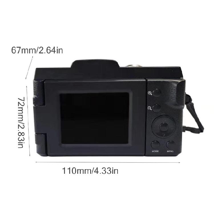 16X Digital Zoom Digital Camera Video Recording Telephoto Camera Camcorder Portable LCD Screen Handheld Camera for Home