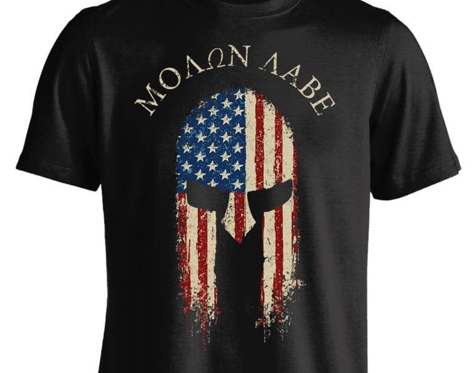Molon Labe Come and Take Them 2nd Amendment T shirt 3XL