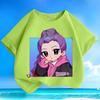 Boys' and Girls' K-pop Hunting Girl Group Rumi's T-shirt Summer Children's Casual Short-sleeved Pure Cotton T-shirt