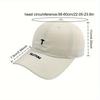 1pc Letter T Casual Baseball Cap - Multi-Color Sun Protection, Hand Washable for Mountaineering, Travel & Outdoor Sports
