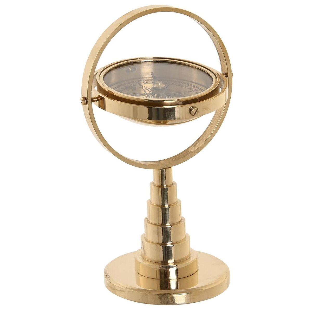 

Декоративная статуэтка DKD Home Decor Компас 9,5 x 8 x 16 см, винтажное золото