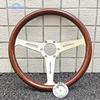 14inch 358mm JDM Classic Wooden Steering Wheel Racing Sport Vintage Wood Steering Wheel Car Accessories