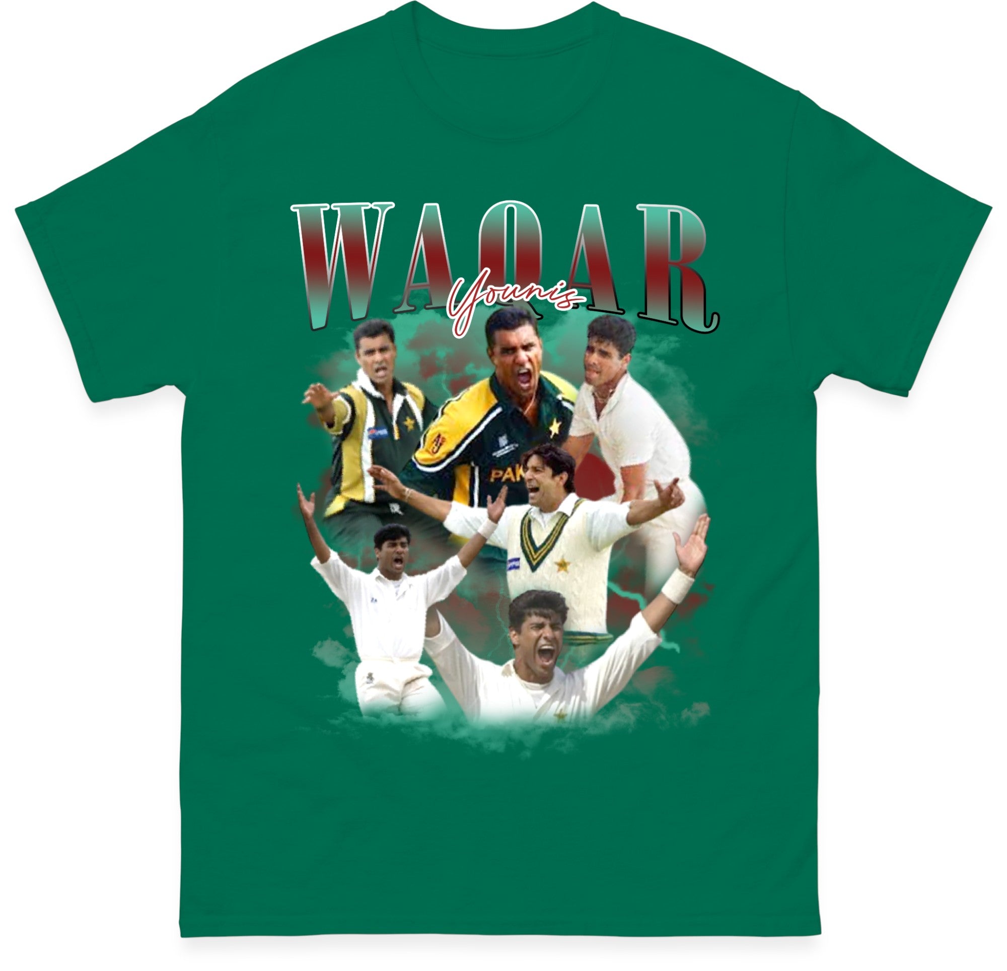 Waqar Younis Bootleg kids T Shirt 120
