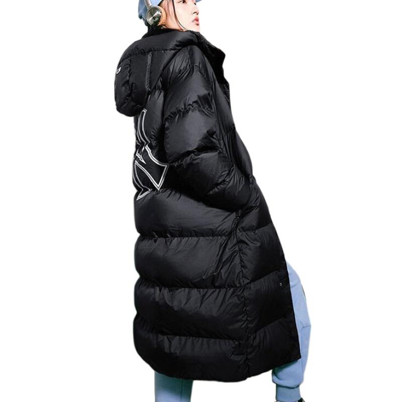 MLB New York Yankees Down Jackets Unisex Black Hooded Thickened Quilted Down Jacket 3ADJB1836-50BKS