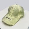 New Men Women Distress Broken Style Embroidered Letters Baseball Hats Sunshade Retro Versatile Street Peaked Caps Fashion Ins