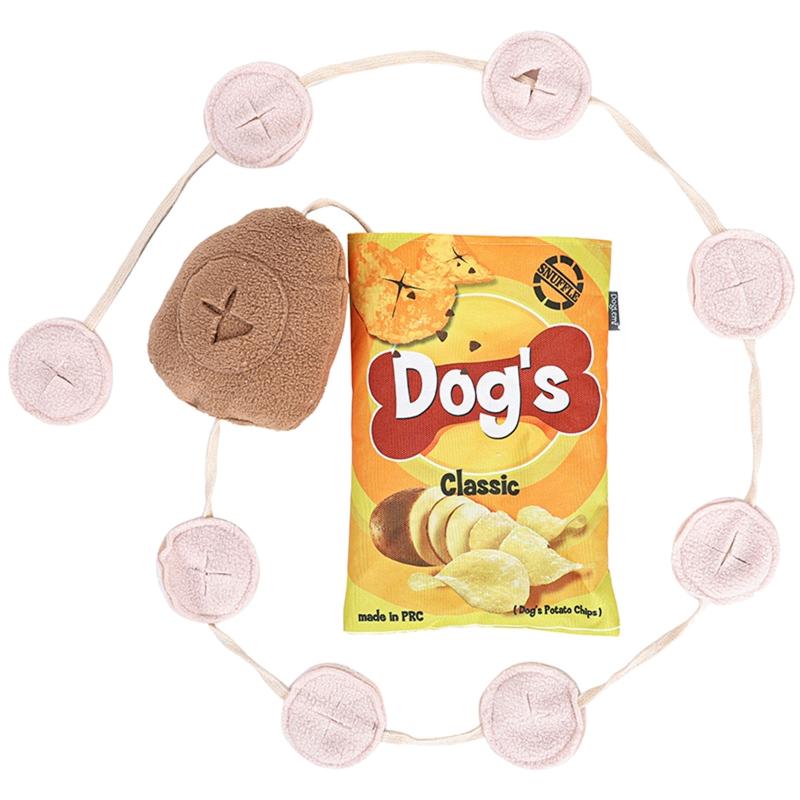 Dog Treat Dispenser Puzzle for Puppy Interactive for Chase Toys for Indoor Dogs Interactive Toy Food Dispenser for Pet жёлтый