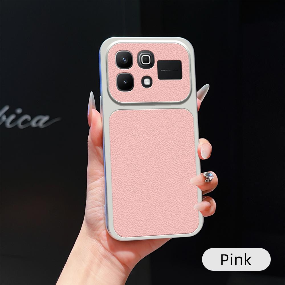 For Infinix Note 60 Pro Case Infinix Note60 Cover Infinix Note60 Ultra Leather Case Luxury Lens Protect Matte leather Back Cover