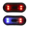 Outdoor Enthusiasts Rechargeable Helmets Lamp Safety Signal Warning Rear Light Water Resistant for Skaters Night Rides