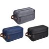 Men's Double-Layer Portable Wash Bag - Large Capacity, Ideal for Travel, Business Trips, and Commutes