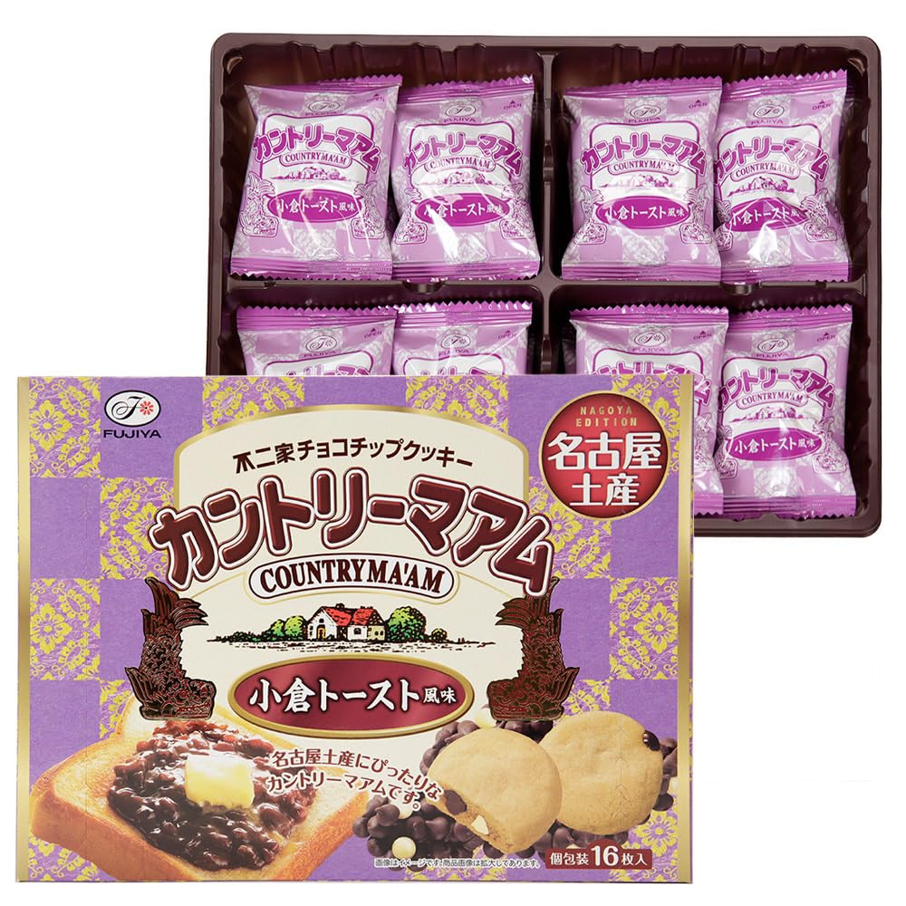 Fujiya Nagoya Limited Edition Country Ma'am Ogura Toast Flavor (16 Pieces)