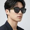 Gucci Polarized Sunglasses GG0003SN 006 Fashion Three-Stripe Temple Horn-Rimmed