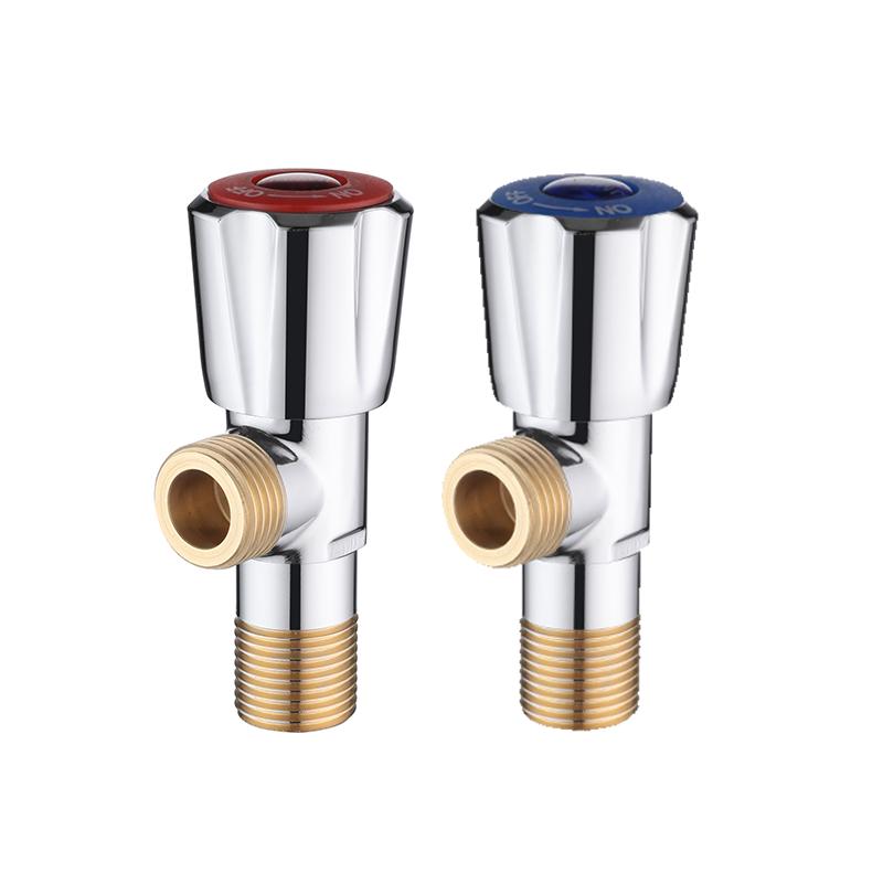 Jiashiduo Universal All-Copper Angle Valve for Cold/Hot Water - Ideal for Home Water Heaters and Toilets.