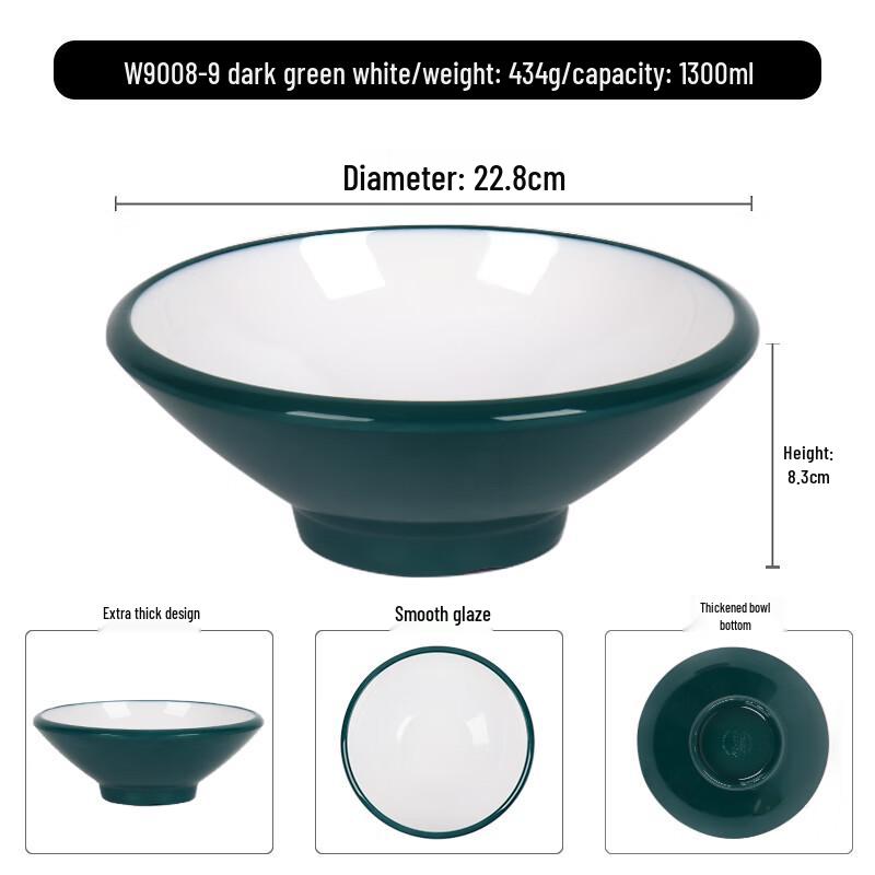 Commercial Melamine Conical Noodle Bowl