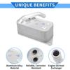 VekAuto Engine Oil Cooler Kit for BMW X3 2011-2017, Durable Aluminum Alloy Silver Tone Transmission Oil Cooler with O-Ring Seals