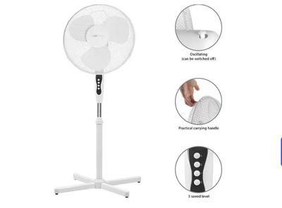 Ventilador oscilante VL 3603 S Clatronic 40cm de altura (blanc)