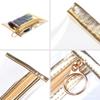Zipper PVC Organizer Pouch For Passport Coins Keys Lipsticks Cards Earphones Compact Travel Storage Case