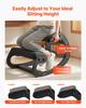 Ergonomic Kneeling Chair, Wooden Posture Knee Chair with Adjustable Thick Foam Cushions & Solid Wood Frame, Adjustable Height, Relief for Neck or Back