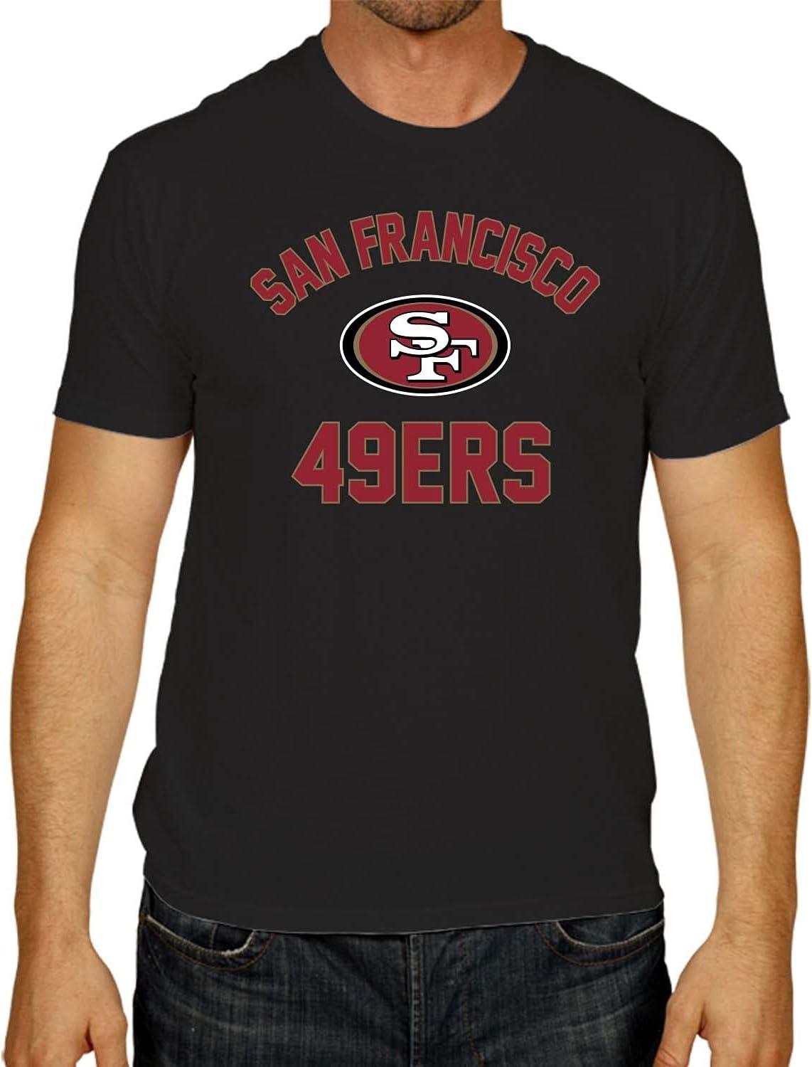 

Team Fan Apparel NFL Adult Gameday T-Shirt - Cotton Blend - Tagless - Semi-Fitted - Unleash Your Team Spirit During Game Day L чорний