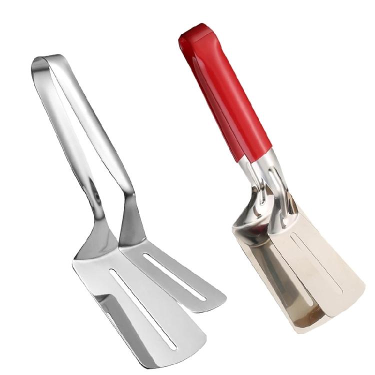 Stainless Steel Meat Turner Comfortable Grip Nonslip Spatula with Extended Handle Barbecue Accessory