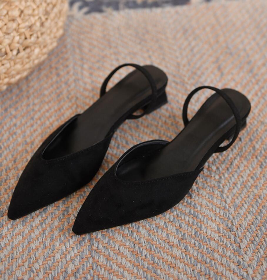 Fashion Shoes for Women 2024 Hot Sale Slingbacks Women's High Heels Fashion Shallow Mouth Office and Career Sexy Slip-on Toe Cap Sandals