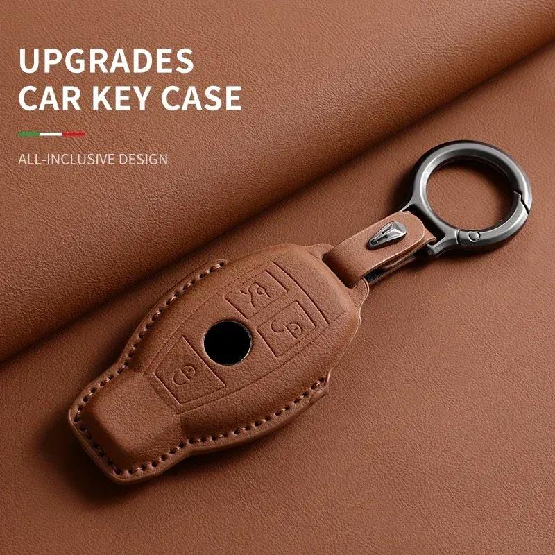 Car Key Case Cover For Mercedes Benz GLC CLA GLA AMG GLS GLA GLK CLS W204 W212 W176 Car key protection Shell