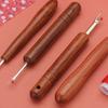 Pack of 4 Crosses Stitching Seam Ripper Featuring Wood Handle for Thread Removal and Comfortable Ergonomic Grip