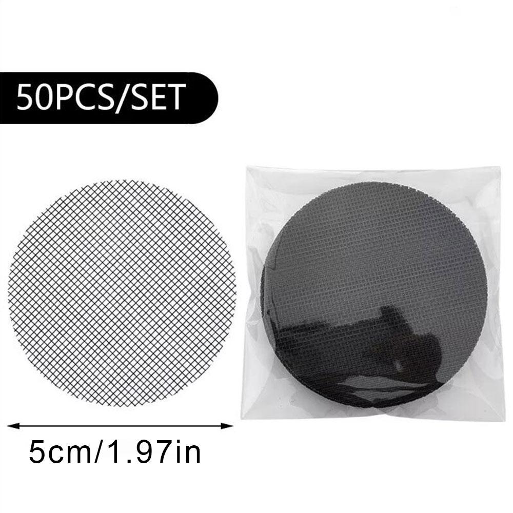 50Pcs Bonsai Pot Mesh Pad Breathable Drainage Grid Mat for Plant Care Soil Protection Eco-Friendly Gardening Tools DIY Supplies